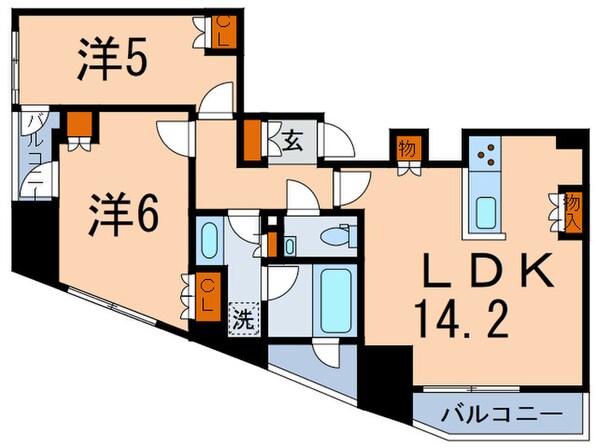 ブランシエスタ白山の物件間取画像